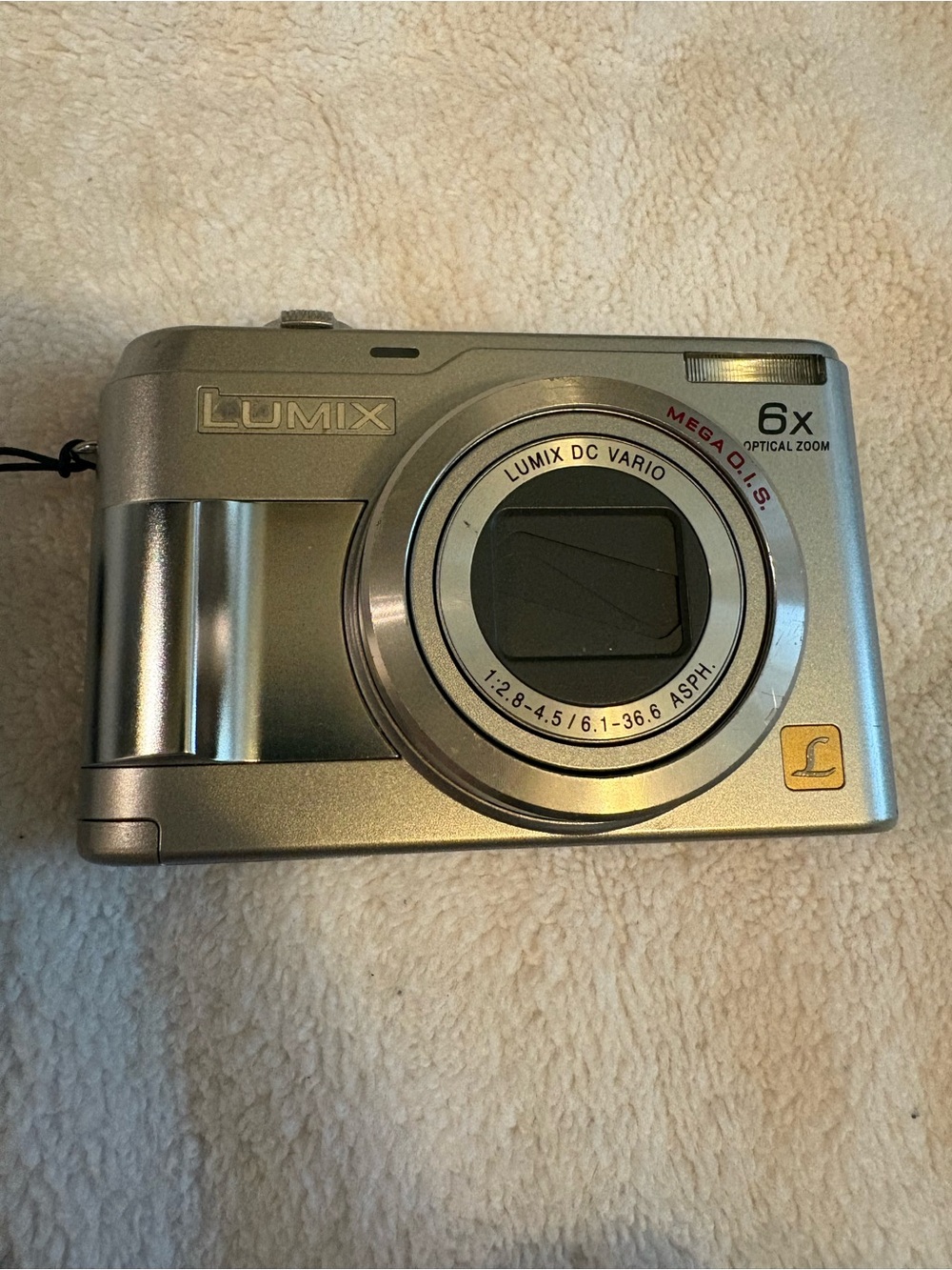 Panasonic Lumix DMC LZ2 Silver 5.0 Megapix 6x Optical Zoom Digital Camera Tested